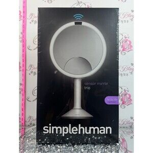 simplehuman mirror Silver/Gray Sensor Mirror Trio - Illuminated Vanity Mirror